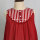 Hot Sell Boutique Vintage Red Striped Girl Dress